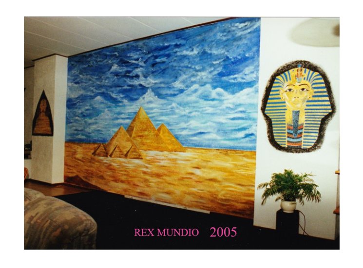 Egyptisch muurschilderij Charlois